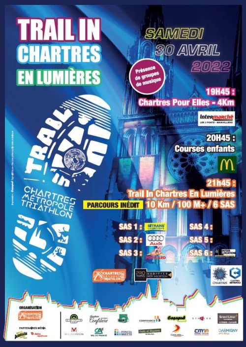Trail in Chartres en Lumières